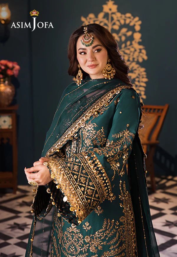 ASIM JOFAFORMAL CHIFFON DRESS Design No : 1653