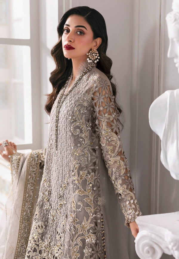 MARIA.B FORMAL ORGANZA EMBROIDERED SUIT ( UNSTITCHED ) D 1816