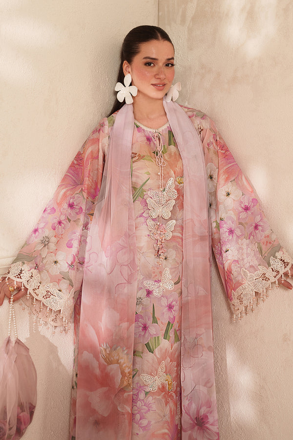 Barooque Digital Printed Lawn & Embroidered 3 Pcs Dress - 1947