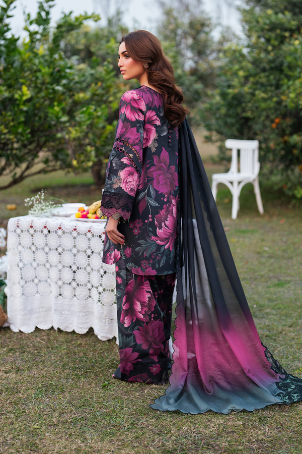 Iznik Digital Lawn Embroidered Unstitched - 1801