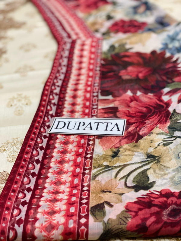 Zainab Chottani LAWN COLLECTION 2025 Design Code: SHYNA-D3