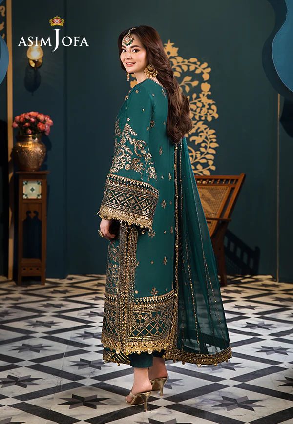 ASIM JOFAFORMAL CHIFFON DRESS Design No : 1653