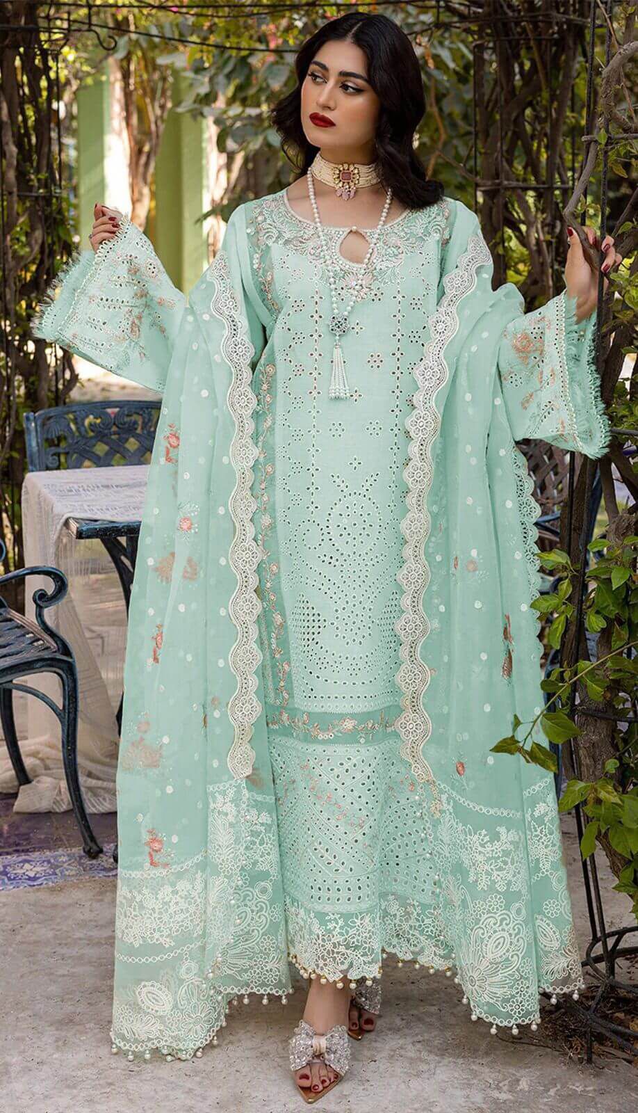 JoJo by Bin Ilyas Unstitched Embroidered Lawn 3 Piece Suit BI26UJJ D-86B - Summer Collection main image 1