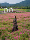 Izel Lawn Embroidered & Printed 3 Piece Dress - 1939