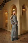 Maryums Chiffon Embroidered 3 Piece Dress - 1953