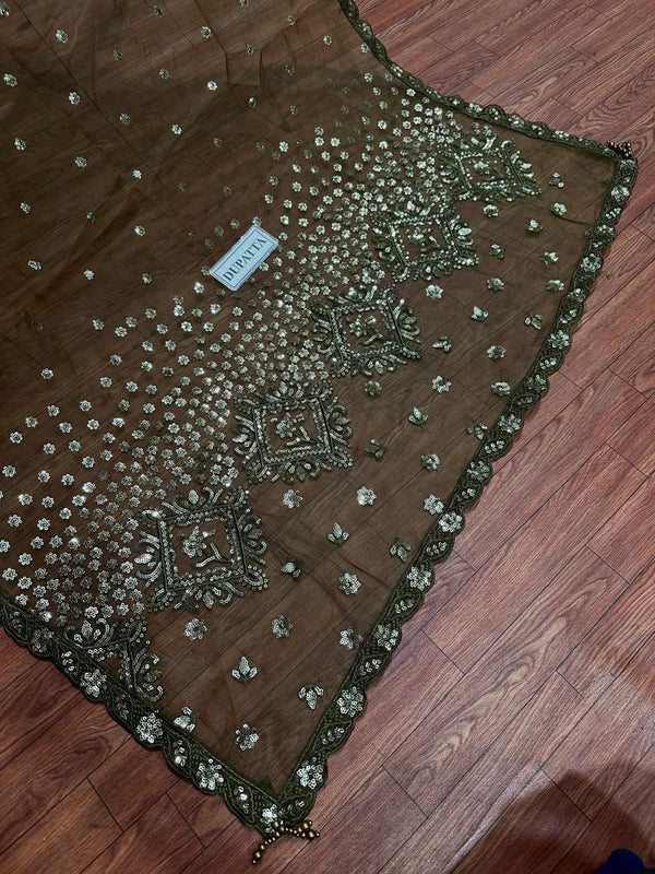 Baqoorue Formal Chiffon Suit - D - 1940