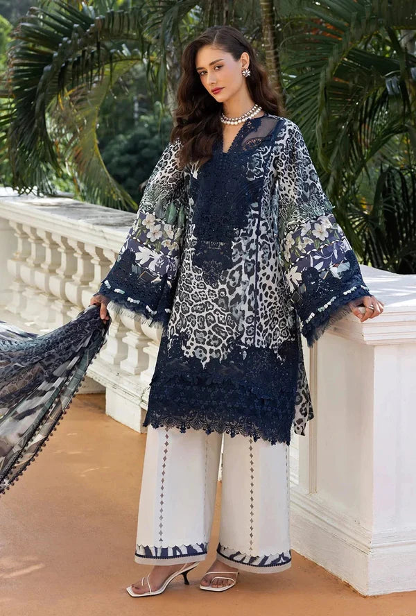 Elaf - Luxury Lawn Embroidered 3 Piece Unstitched - 1929 A