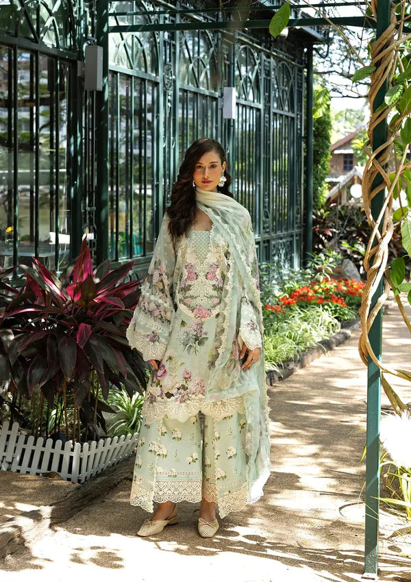 Elaf Lawn Embroidered & Printed 3 Piece Dress - 1941