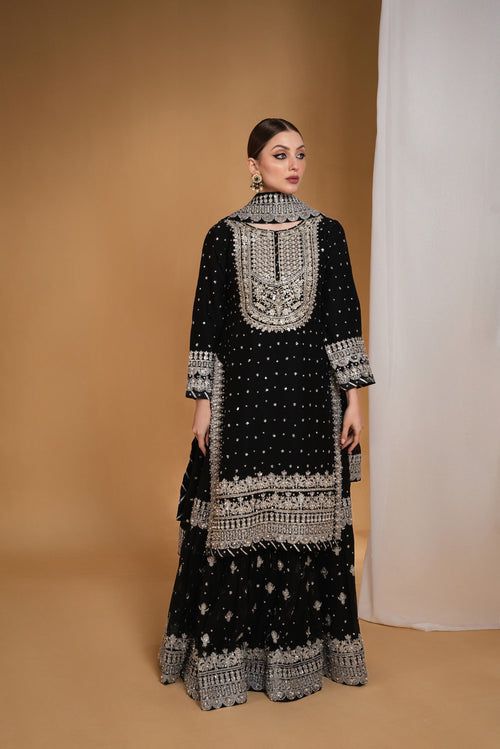 Shop Premium Haseens Formal Chiffon Dress | Eastern Fashion Shop Premium Haseens Formal Chiffon Dress | Eastern Fashion