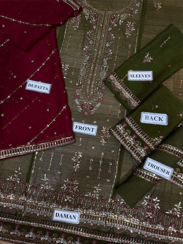 Asim Jofa Formal Chiffon D - 1783