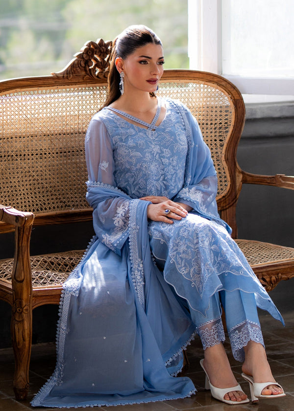 Azure Formal Chiffon D - 1812