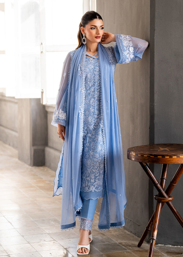 Azure Formal Chiffon D - 1812