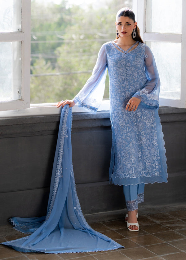Azure Formal Chiffon D - 1812
