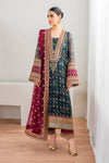 BAROQUE FORMAL DIGITAL CHIFFON DRESS - D 1822