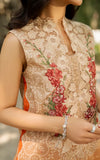 Asifa & Nabeel Lawn Embroidered & Printed 3 Piece Dress - 1924