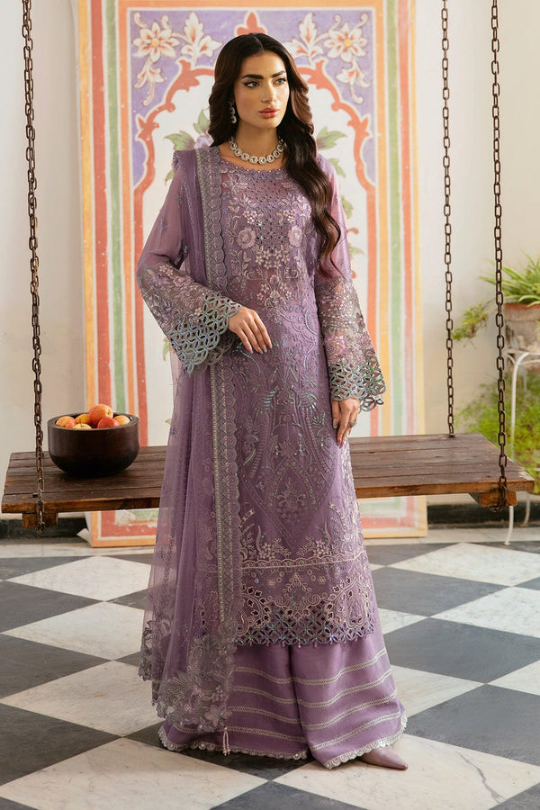 Ramsha Embroidered Chiffon 3 Piece Unstitched - 1955