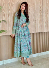 Iznik Lawn Dress Design No : IZK - 029