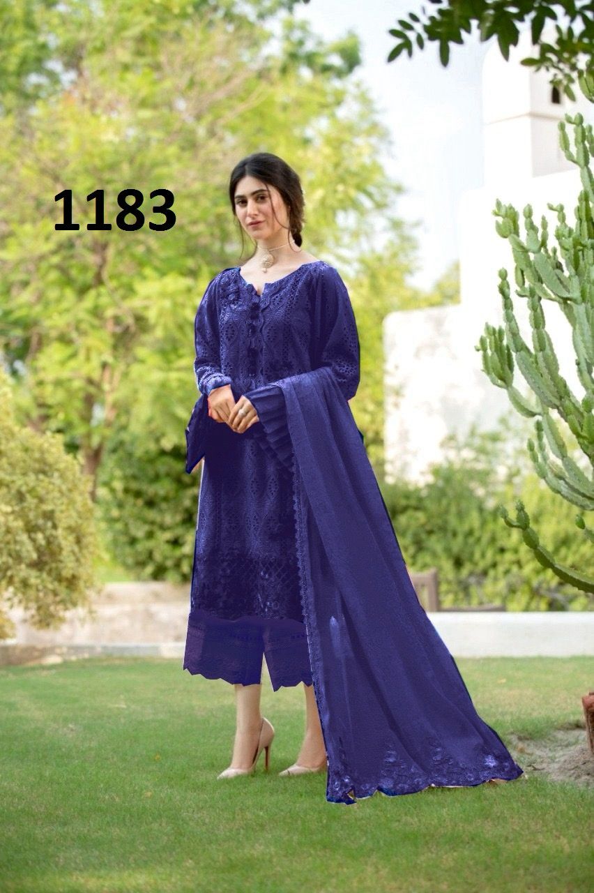 Zarqash Formal Lawn Collection  Design No 1183