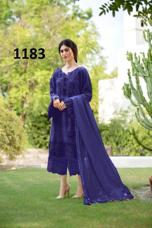 Zarqash Formal Lawn Collection  Design No 1183