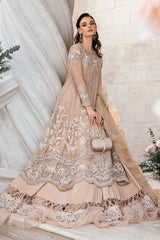Maria.B Chiffon Dress SKIN BEIGE D# 1666