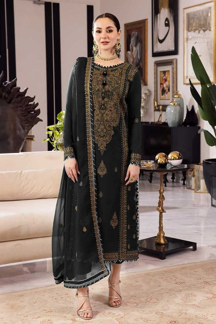 Asim jofa Rang e Noor BLACK Design No : 1618