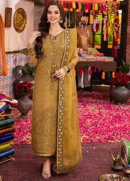 Asim Jofa Chiffon Dress  Design No : 1633