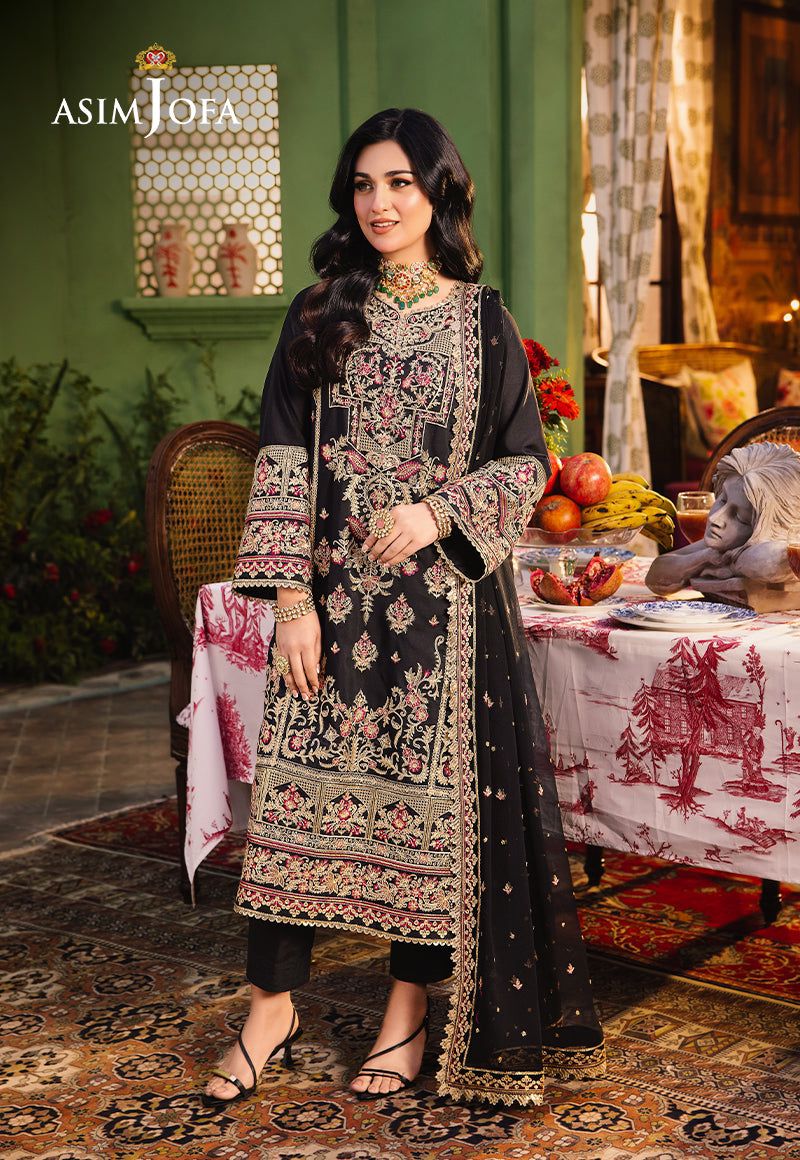 Asim Jofa Formal Chiffon Dress   Design No : 1644