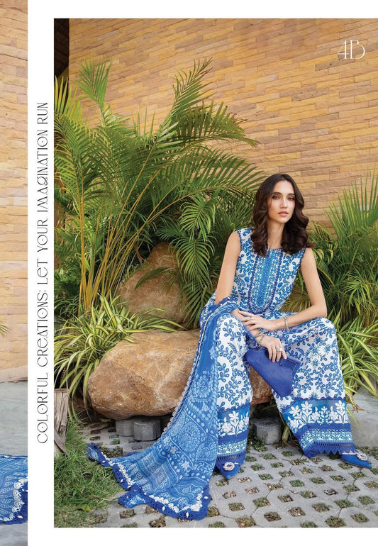 MARIA B M PRINT LAWN  MPT-2504A-25