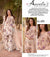 Aneelas Lawn Embroidered & Printed 3 Piece Dress - 1890 PEACH