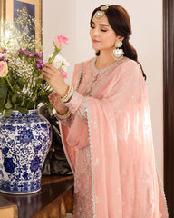 Asim Jofa Luxuxy Chiffon Dress Design No : 1507