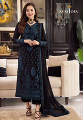 Asim Jofa Formal Chiffon Dress  Design No 1545