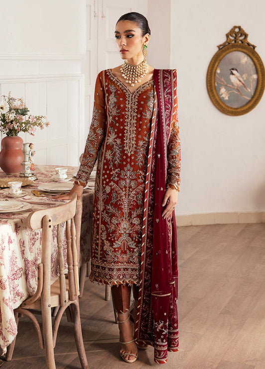 Gulaal Formal Net Dress Design No : 1587