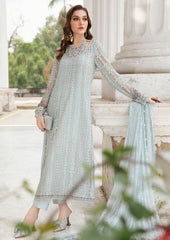 Maria.b Unstitched Embroidered Organza Suit Design No : EC 131