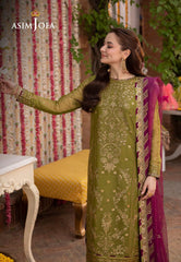 Asim Jofa Formal Chiffon Dress Design No : 1639