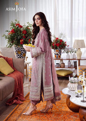 Asim Jofa Formal Net Dress ( Unstitched ) Design No : 1632