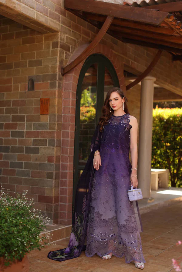 Noor by Sadia Asad Lawn Embroidered & Printed 3 Piece Dress - 1954