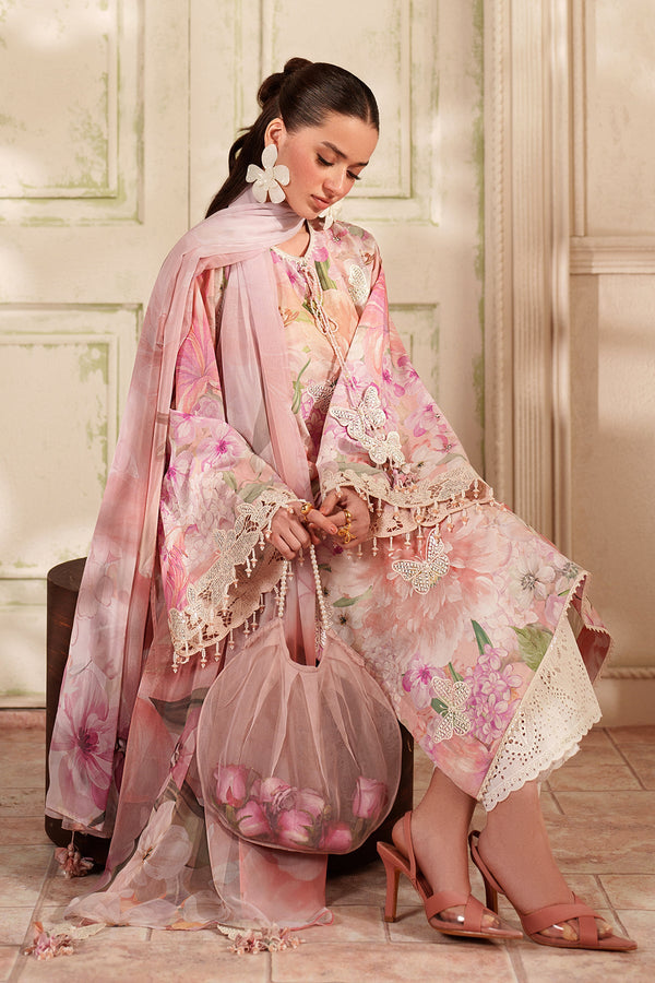 Barooque Digital Printed Lawn & Embroidered 3 Pcs Dress - 1947