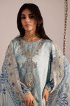 Nureh Lawn Embrodiered & Printed 3 Piece Dress - 1894