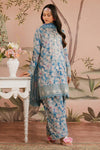 AFROZEH SCILLA DIGITAL PRINT & EMBROIDERED LAWN 3 PIECE DRESS