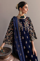 Eman Adeel Formal Velvet  Dress Design No : 1570