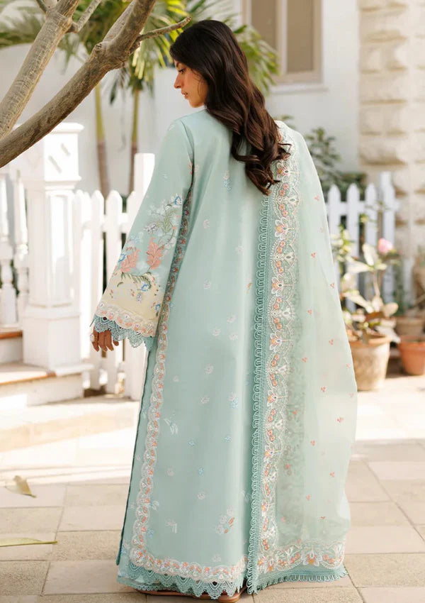 Afrozeh Lawn Embroidered & Printed 3 Piece Dress - 1935