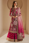 Jazmin Luxury Chiffon Unstitched 3 Pc Embroidered Collection WF-25-03 Rose Rediance D - 1835