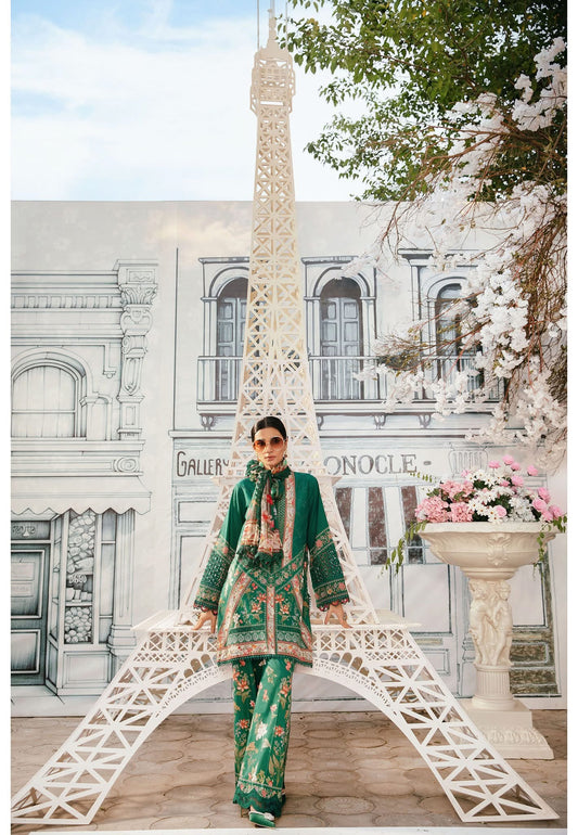 Maria.b Mprint Lawn D - 2610 Green
