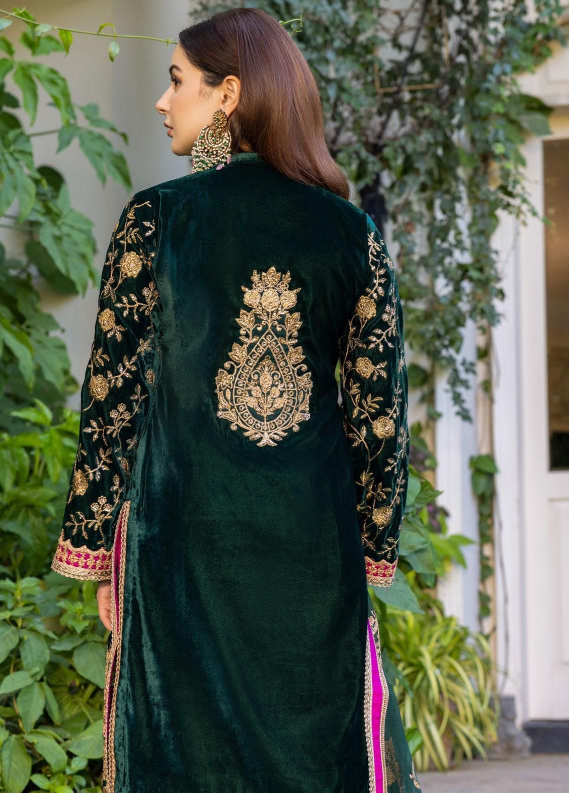 Silk Simple Velvet Dress Designs Zainab Chottani Formal Velvet