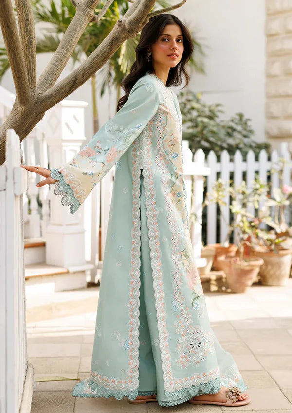 Afrozeh Lawn Embroidered & Printed 3 Piece Dress - 1935