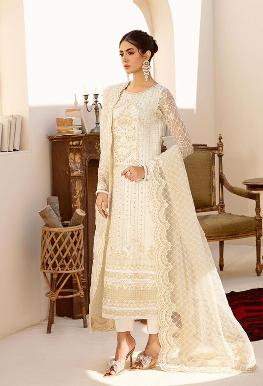 Akbar Aslam Formal Organza Dress ( Seemi Stitched )