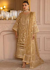 Daud Abbas Luxuxy Organza Dress   Design No : 1517
