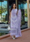 KANWAL MALIK ZAIRA LAVENDER LAWN 3 PC