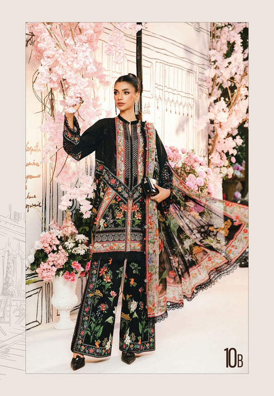 Maria.b Mprint Lawn D - 2610 Black