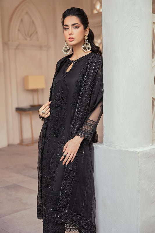 Mushq Formal Net Dress 1576 - Black